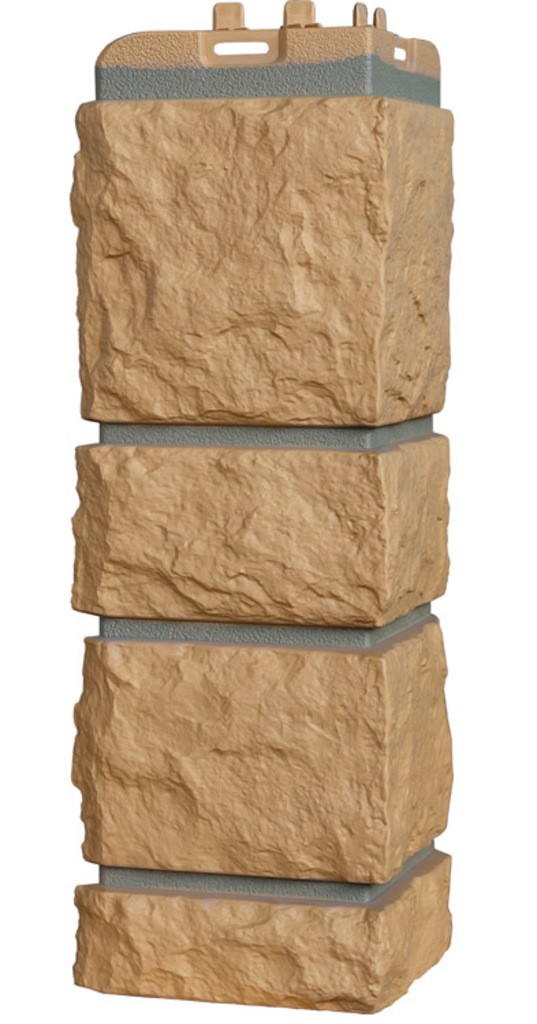 Угол Grand Line Камелот Design песочный со швом RAL 7006