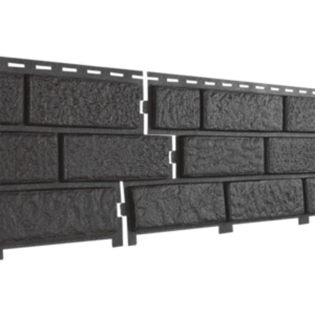 Фасадные панели Стоун Хаус Кирпич Коричневый