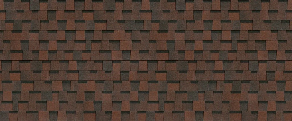 Ламинированная черепица Docke PIE DRAGON STANDARD / Темно-коричневый