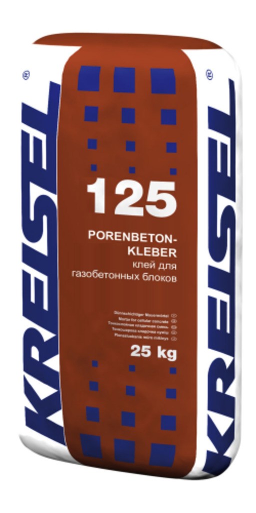 Кладочная смесь PORENBETONKLEBER 125