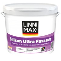 Краска силиконовая для наружных работ LINNIMAX Silikon Ultra Fassade / Силикон Ультра Фасад База 3 8,46 л