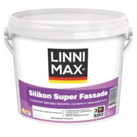 Краска силиконовая для наружных работ LINNIMAX Silikon Super Fassade / Силикон Супер Фасад База 3 2,35 л