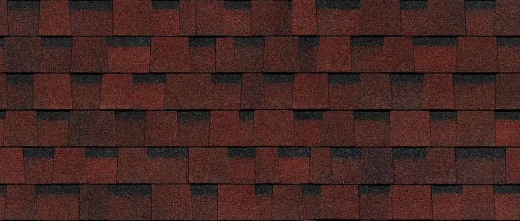 Ламинированная черепица Docke PIE DRAGON  EUROPA/ Красный