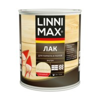 Лак алкидно-уретановый LINNIMAX Лак для паркета и полов глянцевый 0,75 л
