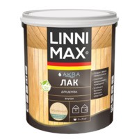 Лак акриловый LINNIMAX Аква Лак для дерева матовый 2,5 л