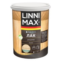 Лак акриловый LINNIMAX Аква Лак для дерева матовый 0,9 л