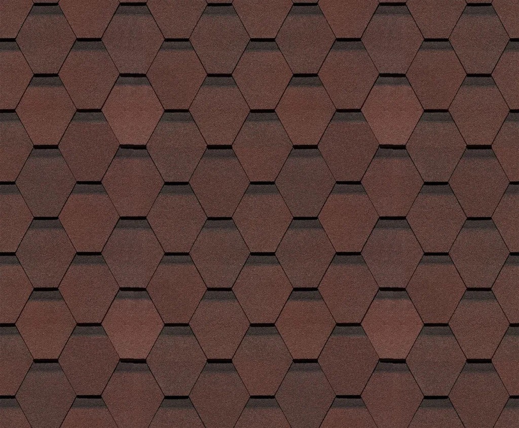 Гибкая черепица Docke PIE PREMIUM /КЁЛЬН/ Зрелый каштан