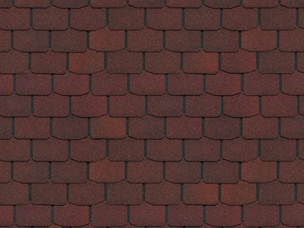 Гибкая черепица Docke PIE STANDARD /КРОНА/ Красный