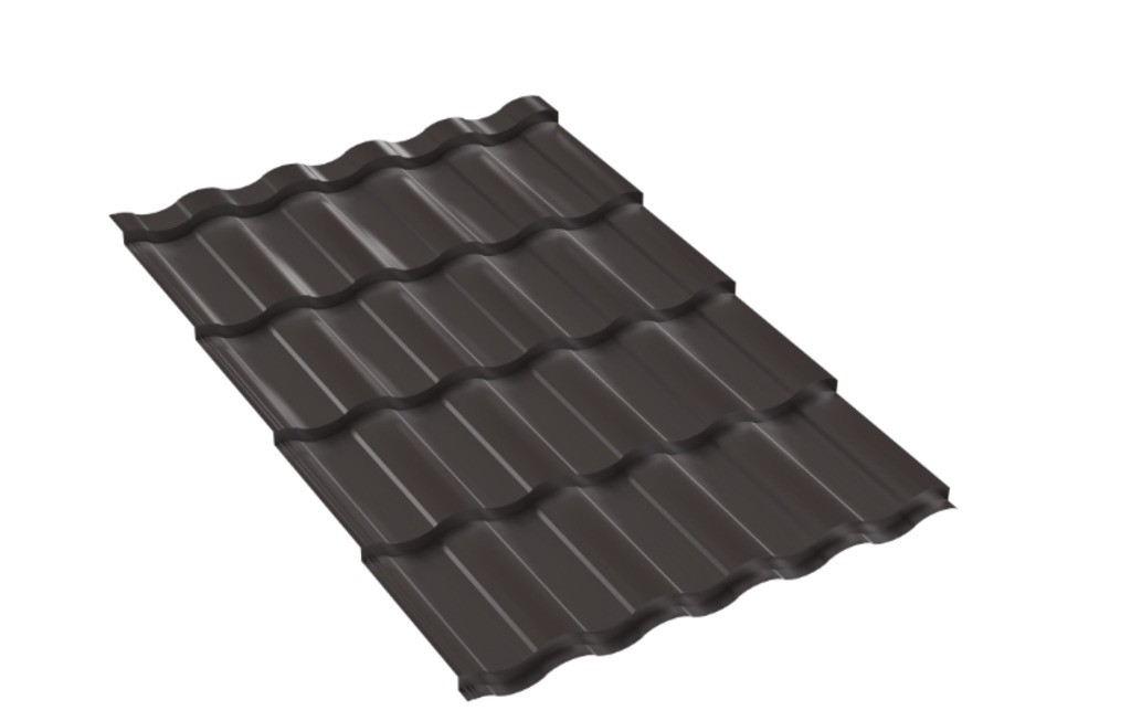 Металлопанель "Гранди" RAL8019