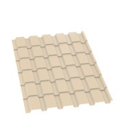 Металлопанель "Каскад-Люкс" RAL1015