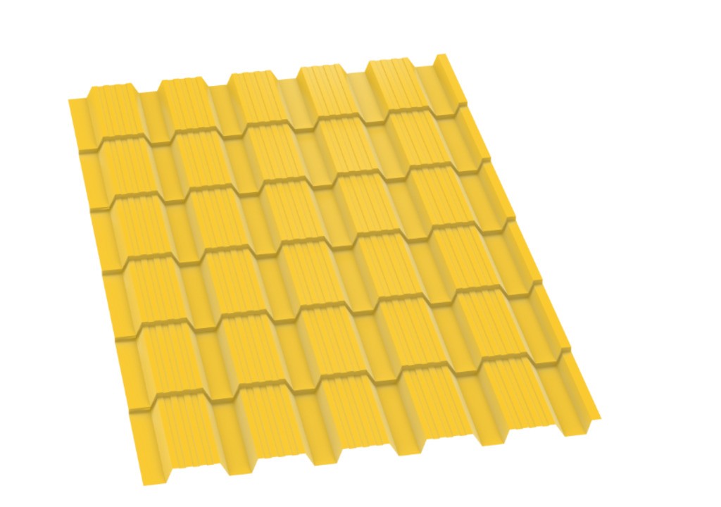 Металлопанель "Каскад-Люкс" RAL1018