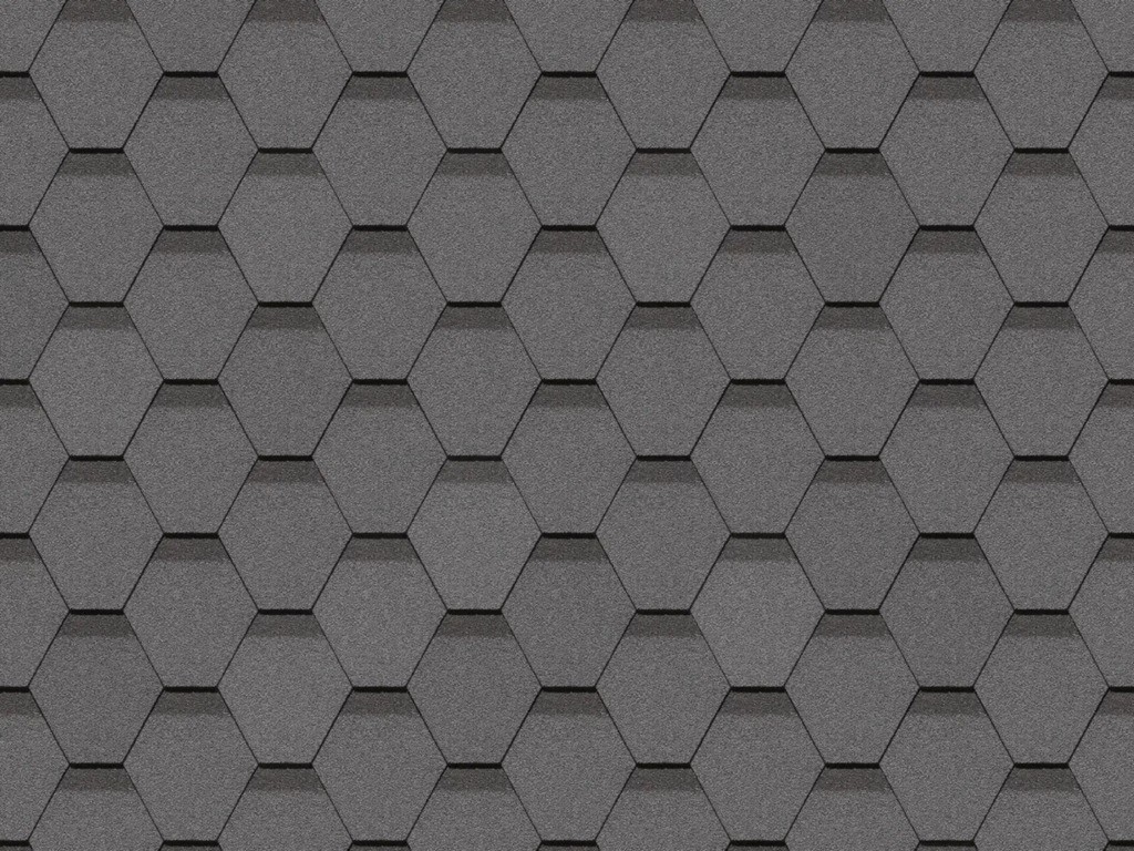 Гибкая черепица Docke PIE STANDARD /СОТА/ Серый