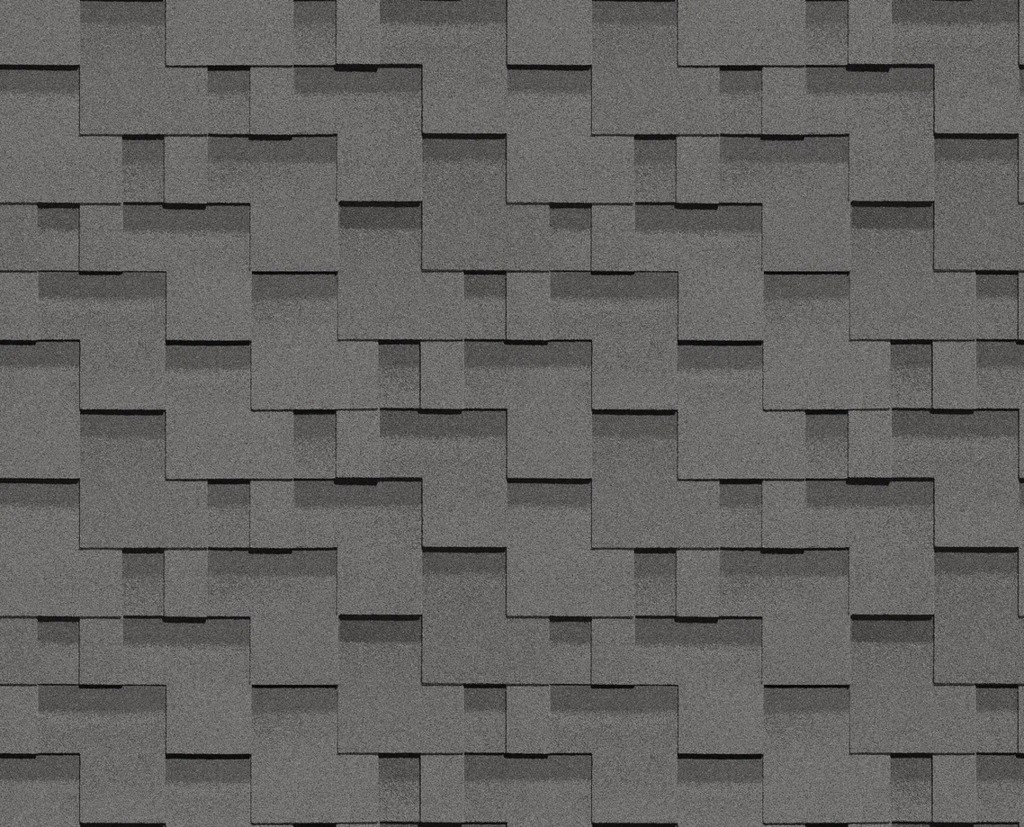 Гибкая черепица Docke PIE STANDARD /ТЕТРИС/ Серый