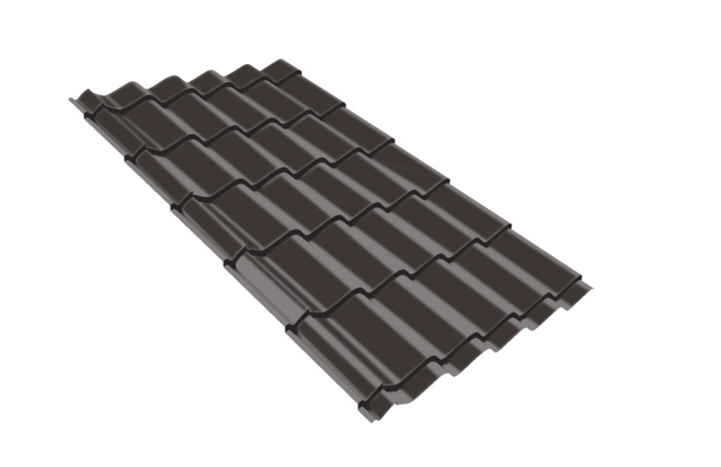 Металлопанель "Модера" RAL8019