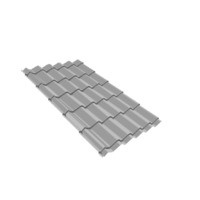 Металлопанель "Модера" RAL7004