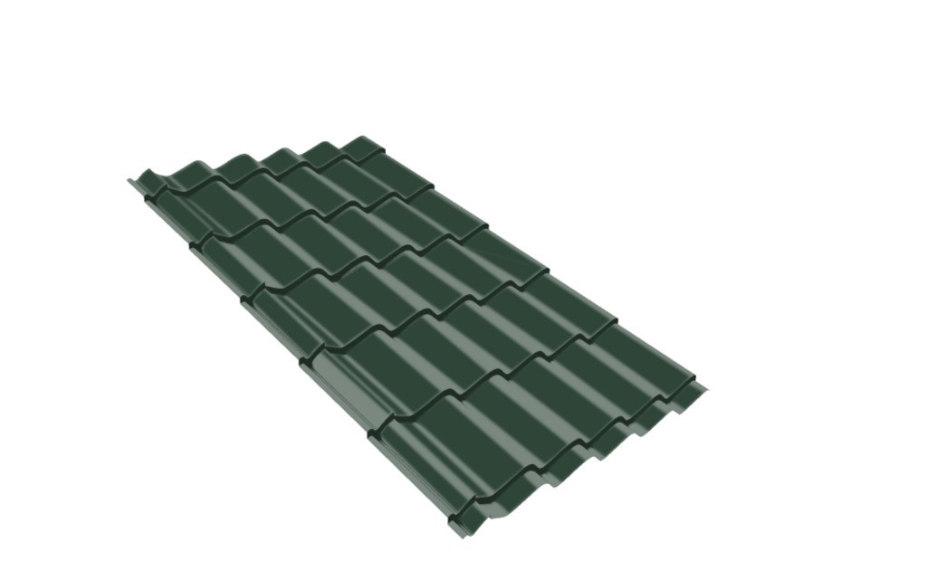 Металлопанель "Модера" RAL6005