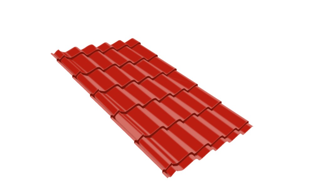 Металлопанель "Модера" RAL3020