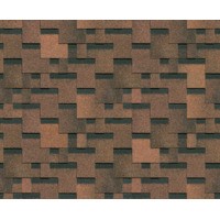Гибкая черепица Docke PIE EURASIA/ ЛАБИРИНТ / Светло-коричневый