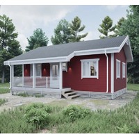 Каркасный дом "Оштен" 54 м2