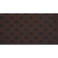 Гибкая черепица ТЕХНОНИКОЛЬ SHINGLAS , Сальса ,Каштан