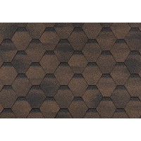 Гибкая черепица ТЕХНОНИКОЛЬ SHINGLAS ,Финская Соната коричневый