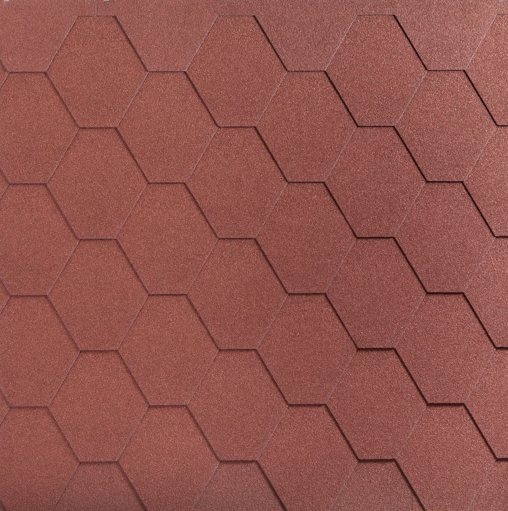 Гибкая черепица Katepal /3T/ Красный