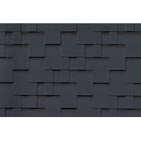 Гибкая черепица ROOFSHIELD/ МОДЕРН ПРЕМИУМ/ Бархатно-черный