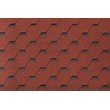 Гибкая черепица ROOFSHIELD/ СТАНДАРТ КЛАССИК/ Красный с оттенением
