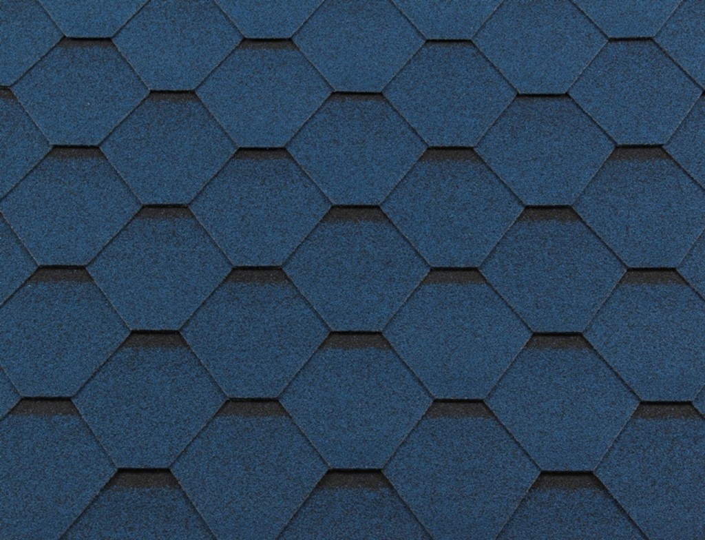 Гибкая черепица ROOFSHIELD/ СТАНДАРТ КЛАССИК/ Синий