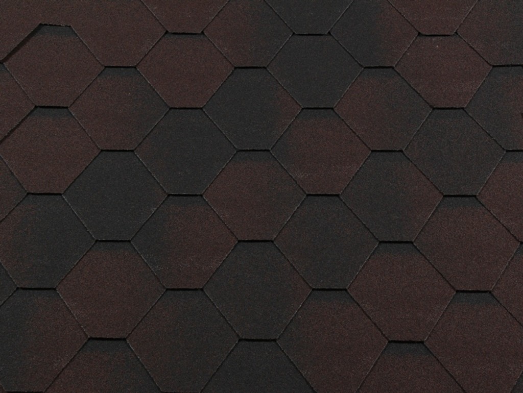 Гибкая черепица ROOFSHIELD/ СТАНДАРТ КЛАССИК/ Коричневый антик