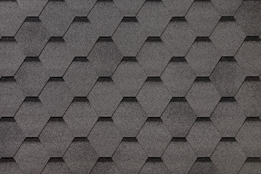 Гибкая черепица ROOFSHIELD/ ФЕМИЛИ ЭКО ЛАЙТ СТАНДАРТ / Серый с оттенением