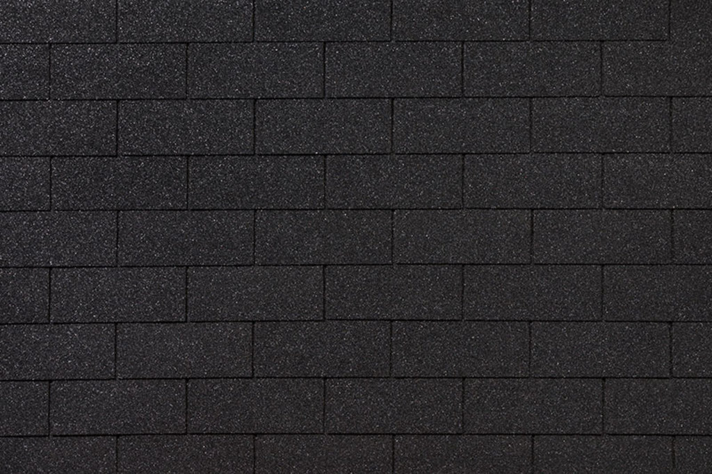 Гибкая черепица ROOFSHIELD/ ФЕМИЛИ ЭКО ЛАЙТ АМЕРИКАН / Графитно-черный