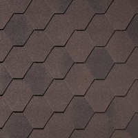 Гибкая черепица QUIET TILE/ Rombica/ Коричневый