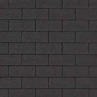 Гибкая черепица QUIET TILE/ BRiCK/ Черный