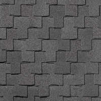 Гибкая черепица QUIET TILE/ Bohho/ Антрацитово-серый