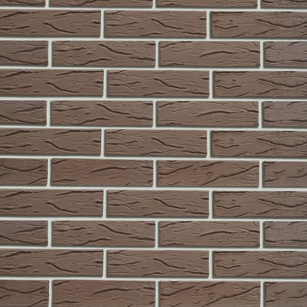 Облицовочный кирпич ШОКОЛАД (Рустик) 1NF Одинарный (250х120х65)