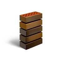 Облицовочный кирпич ФЛЕШ-ОБЖИГ (Гладкий) 1NF Одинарный (250х120х65)