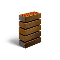 Облицовочный кирпич ФЛЕШ-ОБЖИГ (Сланец) 1NF Одинарный (250х120х65)