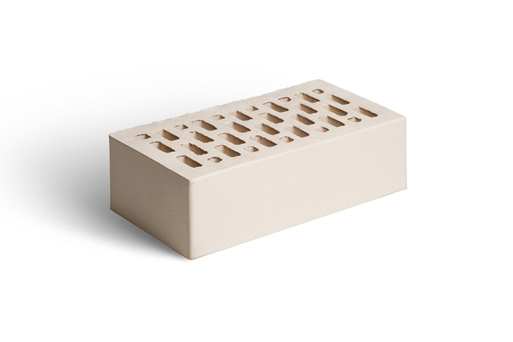 Облицовочный кирпич БЕЛЫЙ (Гладкий) 1NF Одинарный (250х120х65)