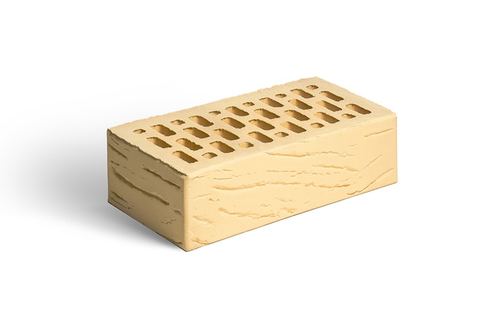 Облицовочный кирпич ВАНИЛЬ (Антик) 1NF Одинарный (250х120х65)