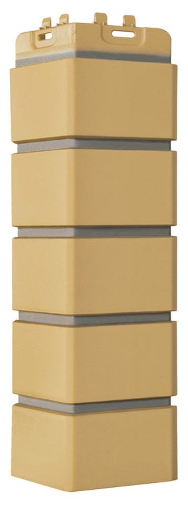 Угол Grand Line Клинкерный кирпич Design песочный со швом RAL 7006